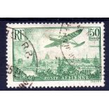 FRANCE: 1936 50f AIR FINE USED SG 540