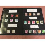 GB: BINDER WITH A COLLECTION SELF ADHESI