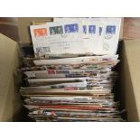 BOX OF ALL WORLD COVERS INCLUDING USA, P