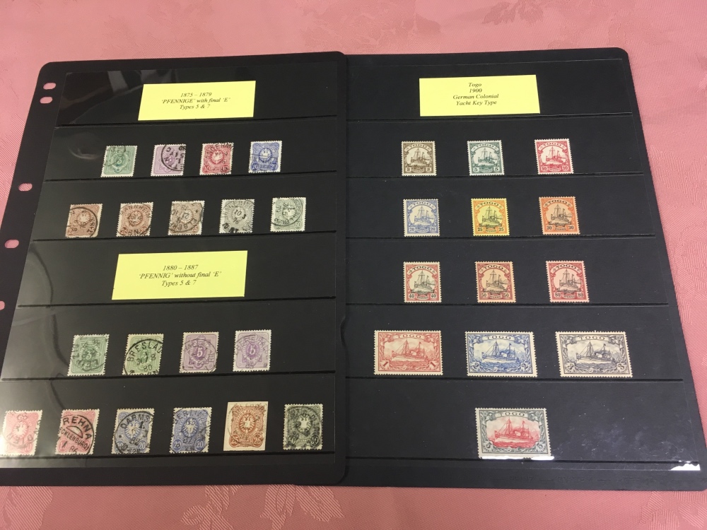 GERMANY: BINDER WITH A COLLECTION DEFINI