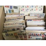 BOX OF COVERS, CARDS AND STATIONERY, MUC