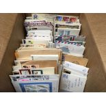 BOX OF ALL WORLD COVERS AND CARDS, AUSTR