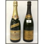 TWO BOTTLES OF CHAMPAGNE TO INCLUDE 1961