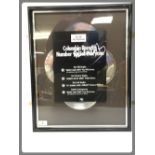 PAUL McCARTNEY - SILVER DISC DISPLAY BEA