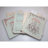 A collection of Victorian Punch magazines