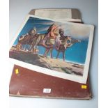 The Enid Blyton Bible Pictures (New Testament), a folio of thirty coloured prints, together with