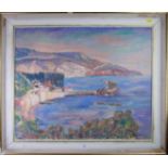 ** Fort-Clarke (20th century) 'View from Reid's Hotel, Madeira' oil on canvas, signed lower right