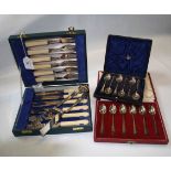 A set of six British hallmarked silver teaspoons, each hallmarked at a different assay office,