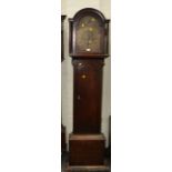 A George III oak cased 8 day longcase clock, by Moses Tigard, 205cm high