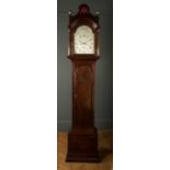 A George III London mahogany cased 8 day longcase clock, by Thomas Oliver Cranbook, with silvered