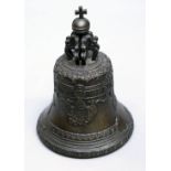 A replica Russian bronze belt modelled upon the 18th century cathedral bell cast in 1733,