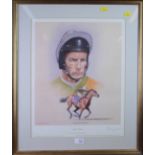 After Peter Deighan Lester's Return a pencil signed print, numbered 72/500, 48 x 37cm, together with