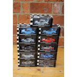 A collection of eleven Minichamps cased 1:43 2003 Mercedes Benz CLK DTM cars, some signed by T Jager