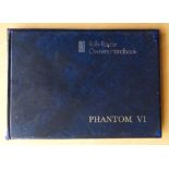 Rolls-Royce Phantom VI handbook, part no. TSD 4244, 1978, landscape format, 117 pages, in good