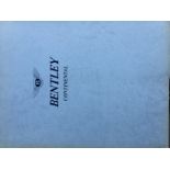 A Rare Brochure Folder by Bentley Motors Ltd 1965 containing four Brochures on Bentley S3