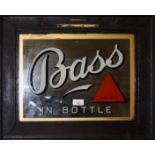 Breweriana, an early 20th century advertising wall mirror, for Bass Bottled Ales by Hawkes Ltd, with