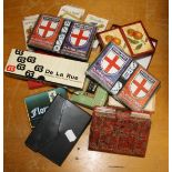 A collection of early 20th century and other playing cards, various factories
