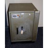 A Staffordshire Firesafe, with two keys, 75 x 56 x 56cm