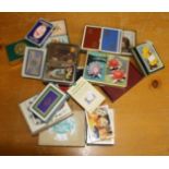 A collection of early 20th century and other playing cards, various factories