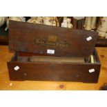 John Turner, London, (Retailers), a 19th century Nicole Freres single cylinder musical box in need