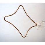 A lady's 9ct gold necklace - 20g