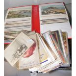 Collectable postcards - loose and in albums