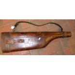 An old leather "Leg of Mutton" gun case