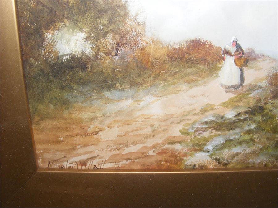 N FOWLER WILLATT - pair of watercolours entitled " - Image 3 of 4