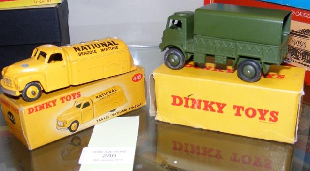 A boxed Dinky Toy 3-Ton Army Wagon No.621, togethe