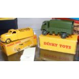 A boxed Dinky Toy 3-Ton Army Wagon No.621, togethe