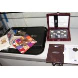 Various collectable coinage, including Royal Mint