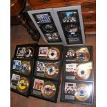 Limited Edition Beatles presentation plaque, toget