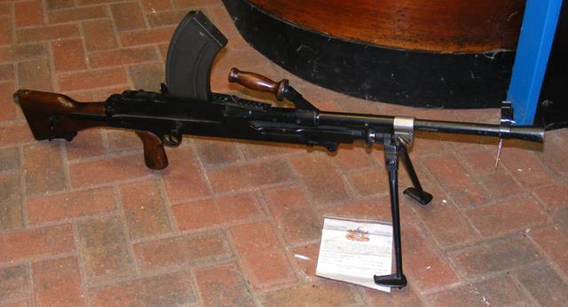 A Bren machine gun .303 calibre Mk II with De-acti