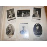 An original Ogdens cigarette card album, with sets