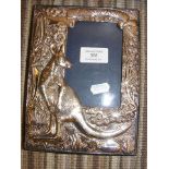 Silver Kangaroo photo frame