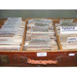Large collection of postcards, including UK cities