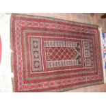 Small Middle Eastern rug - 135cm x 90cm