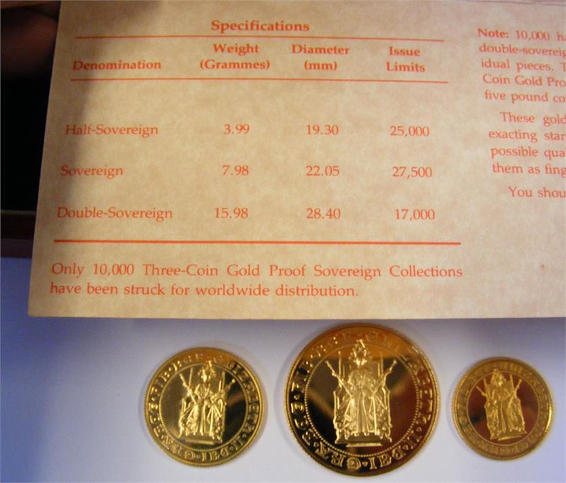 A 500th Anniversary 1489 - 1989 gold proof soverei - Image 4 of 10