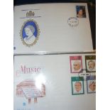 GB First Day Covers in two albums