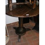 Country oak occasional table