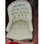 Button back nursing chair