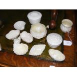 Selection of Belleek china