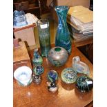 Selection of Isle of Wight and other glassware