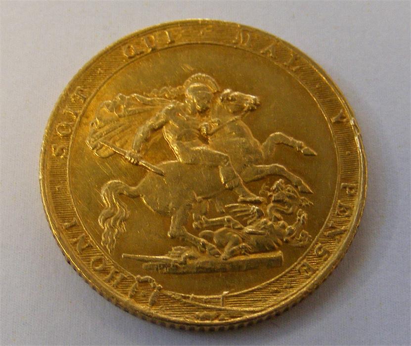 A George III 1817 gold coin - Image 3 of 4