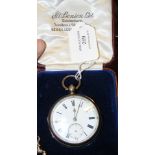 Gent's silver cased pocket watch