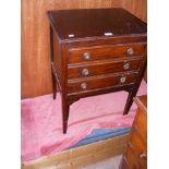 Music cabinet, together with a pine blanket box