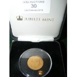 George III gold sovereign coin