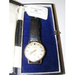 A 9ct gold gent's Mappin wrist watch