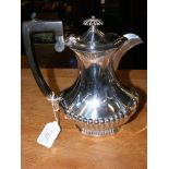 A silver water jug - Sheffield 1911 - by Larder &