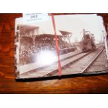 Selection of reprinted locomotive photographs